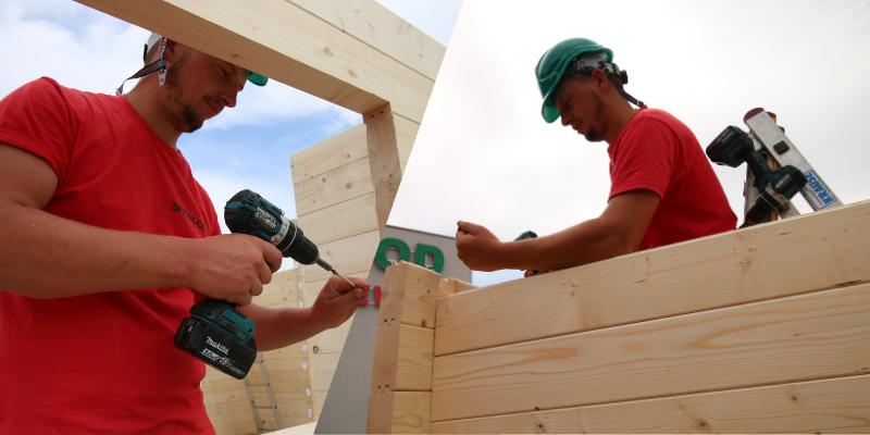 Budowa domu z bali realizacja